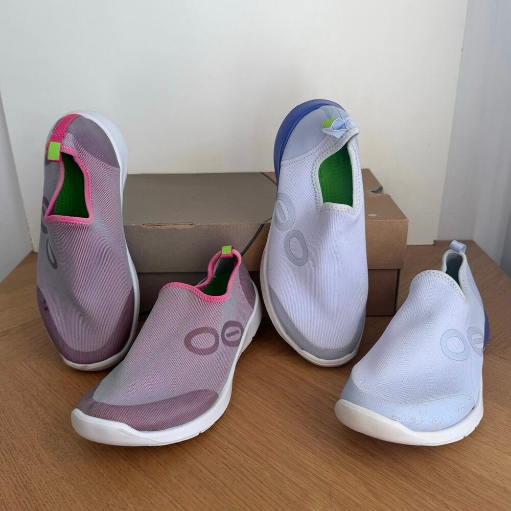 OOFOS OOMG Sport Women Recovery Athletic Sneakers 2 PAIRS - SZ 7